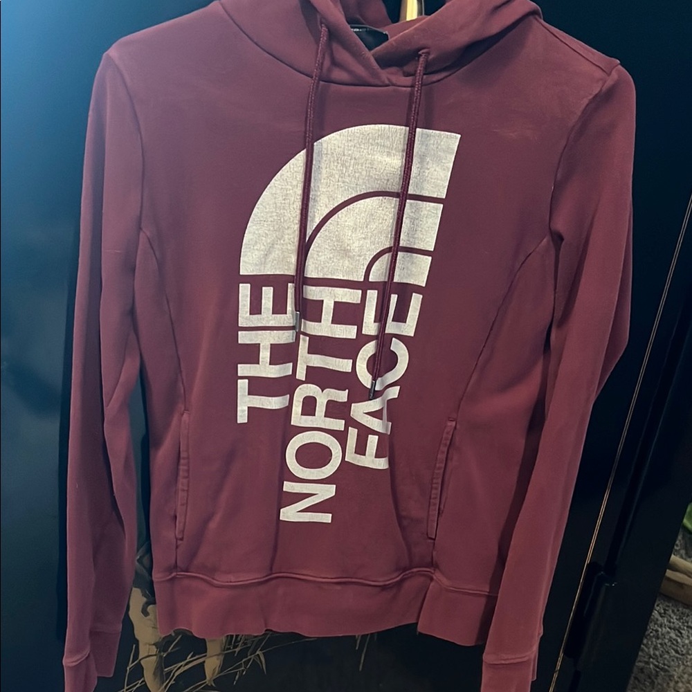 The North Face Burgundy Hoodie